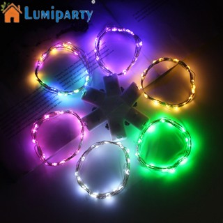 Lumiparty สายไฟ Led 3 โหมด กันน้ํา งอได้ สําหรับตกแต่งห้องนั่งเล่น ห้องนอน สวน