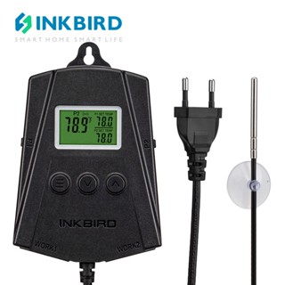 Inkbird เทอร์โมสตัทควบคุมอุณหภูมิ IPT-2CH Wi-Fi พร้อมสัญญาณเตือน สําหรับเพาะกล้า สวน