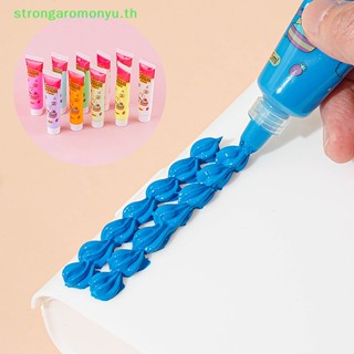 Strongaromonyu ครีมวิปครีมปลอม 15 มล. ต่อขวด DIY สําหรับตกแต่งเค้ก โทรศัพท์มือถือ TH