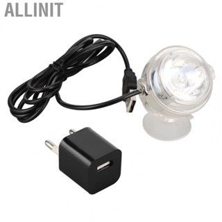 Allinit Light Multifunction 1W Low Voltage Mini Fish Tank Lamp for  Salt Water EU Plug 100‑240V