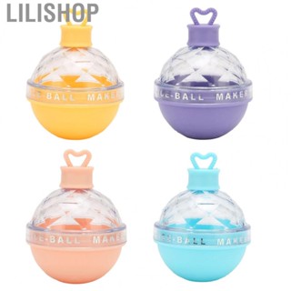 Lilishop Ice Ball Mould Bottom Cute Shape Round Ice Mold Maker For  Coffee Fruit