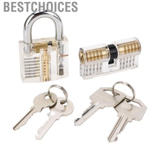 Bestchoices Padlock  Brass Key Lock Set Easy To Install Reliable  for Cabinet