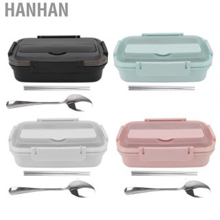 Hanhan Lunch Box 3 Compartments 304 Stainless Steel  Student  Lunch Box HOT