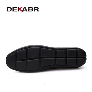 Dekabr รองเท้าโลฟเฟอร์ หนังวัวแท้ แบบนิ่ม หรูหรา คุณภาพสูง แฟชั่นฤดูร้อน สําหรับผู้ชาย ไซซ์ 35-49