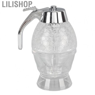 Lilishop Honey Dispenser Maple Syrup Pourer Dispenser Shaped Design Honey Pot