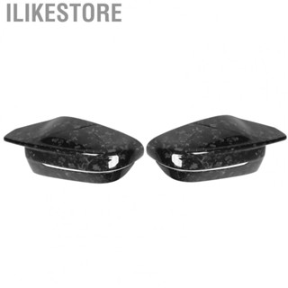 Ilikestore Car Rear View Mirror Cover Smooth Surface Fade Resistant. Car Door Side Mirror Caps for Left Hand Drive Vehicle