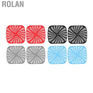 Rolan Fryer Liner Replacement  Silicone Fryer Liner 2pcs Keep Clean Reusable Dishwasher Safe  for Baking