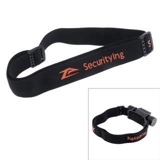 Securitying แถบไฟหน้า แบบยืดหยุ่น ปรับได้ สําหรับไฟฉาย 22 มม. - 26 มม.