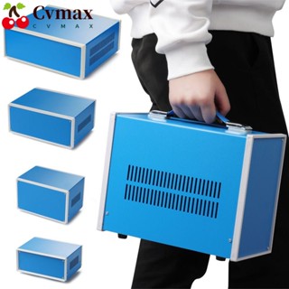 Cvmax กล่องโลหะอิเล็กทรอนิกส์ DIY สําหรับใส่จัดเก็บอุปกรณ์อิเล็กทรอนิกส์