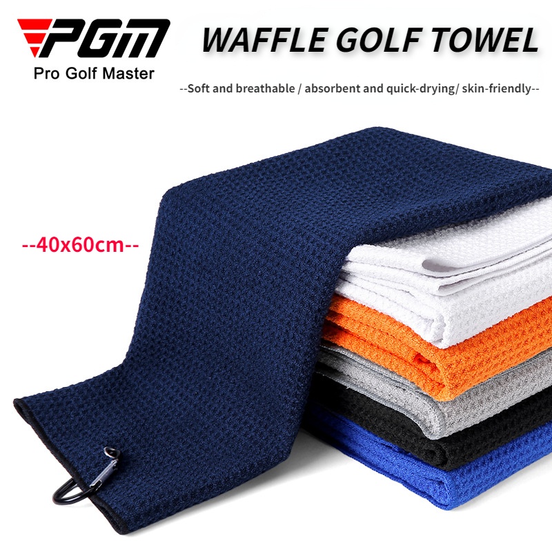 Pgm ผ้าขนหนูเช็ดทําความสะอาดไม้กอล์ฟ แห้งเร็ว ขนาดใหญ่ 40x60 ซม. ZP041