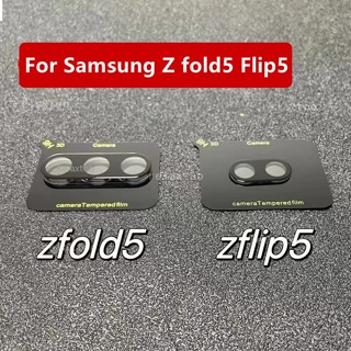 ฟิล์มกระจกนิรภัยกันรอยหน้าจอ 3D แบบเต็มจอ ฝาพับกล้อง สีดํา สําหรับ Samsung Galaxy Z Flip5 Fold5 Flip4 Fold4 Z Flip Fold 5 4 ZFlip5 ZFold5 5G