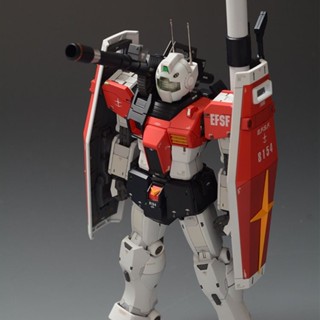 [EVO] โมเดลกันดั้ม โมเดลเรซิ่น สีขาว MG 1/100 Jim Cannon Gundam GK