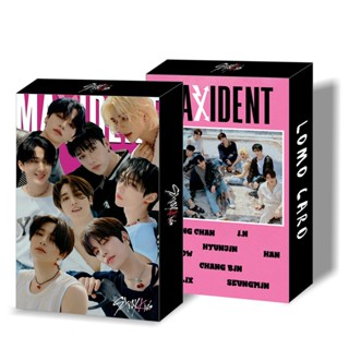 Straykids อัลบั้มรูปภาพโลโม่ สองด้าน พิมพ์ลาย THE SOUND MAXIDENT MANIAC 30 ชิ้น ต่อกล่อง