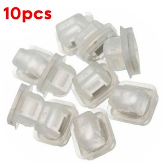 ⚡READYSTOCK⚡Clips Fit Insert Models Moulding Parts Plastic Strip Trim White 10PCS X5