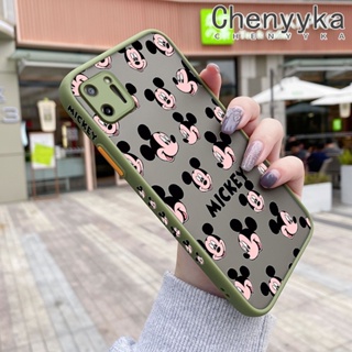 สําหรับ Realme C11 2020 เคส เต็มจอ เมาส์ ฝ้า ใส ขอบสี่เหลี่ยม เคส รูปแบบ ซิลิโคน กันกระแทก ป้องกัน เคสนิ่ม