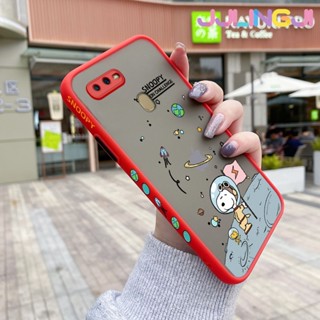 เคสโทรศัพท์ ซิลิโคนนิ่ม ใส กันกระแทก ลายการ์ตูนสนูปปี้อวกาศ สําหรับ OPPO A12 A12s A5s A7 A11K