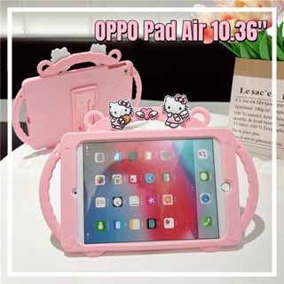 เคสซิลิโคนนิ่ม พร้อมสายคล้อง ขาตั้ง สําหรับ OPPO Pad Air 2022 10.36 นิ้ว