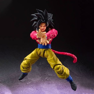 พร้อมส่ง Bandai ของแท้ ดราก้อนบอล GT SHF Super 4 Son Goku Super Saiyan Four Super Four XNR5