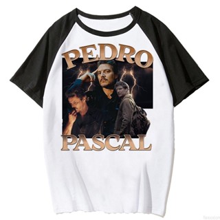 Pedro Pascal Tee y2k เสื้อยืด ลายการ์ตูนอนิเมะตลก สําหรับผู้หญิง y2k