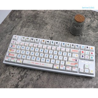 Btm ปุ่มกดคีย์บอร์ด 108 คีย์ PBT XDA สําหรับ 61 87 104 108 Layout Keycap