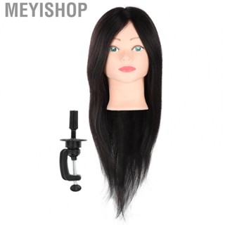 Meyishop Mannequin Head  Soft Delicate Hairdresser Training Applicable Many People Good Fluffy Effect for Hairdressers Barber Shops