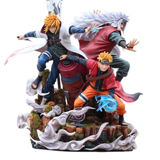 Spot Naruto fast wind animation model Namikaze Figme Minato JIRAIYA Uzumaki action character 41cm boy statue toy