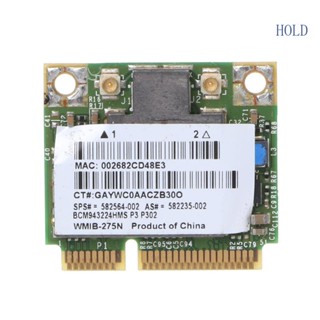 Ace สําหรับ HP BCM943224Hms การ์ด WiFi Dual Band 802 11 a g n Half Mini PCI-E