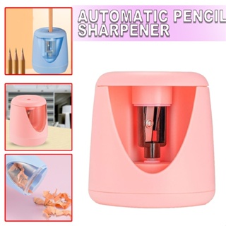 New Automatic Electric Pencil Sharpener Stationery Battery Operated + Data Cable