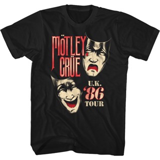 เสื้อยืด ลาย 86 UK Tour Motley Crue