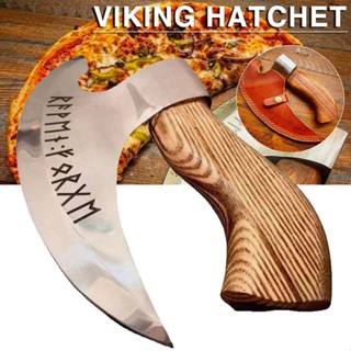 New Viking Hatchet Handmade Pizza Cutting Axe Stainless Steel High Quality Blade