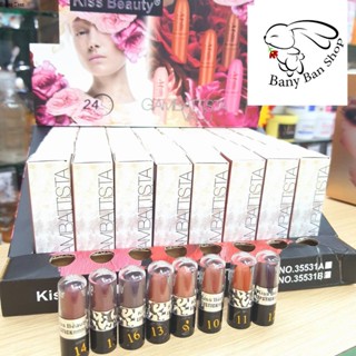 ส่งเร็ว ลิปKiss Beauty ยกเซต  คละสี 48แท่ง ลิปแมทคิสบิวตี้