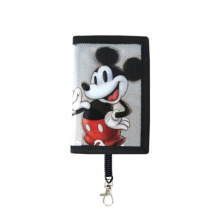 กระเป๋าสตางค์ ลายการ์ตูน Disney Mickey Tri-Fold สําหรับเด็ก 100 ปี