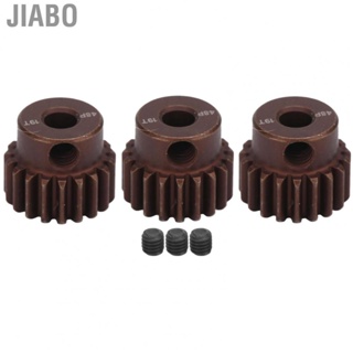 Jiabo 3pcs RC 3.175mm 48DP 19T Steel Pinion Gear Set for 1/10 Car Brushless Brushed