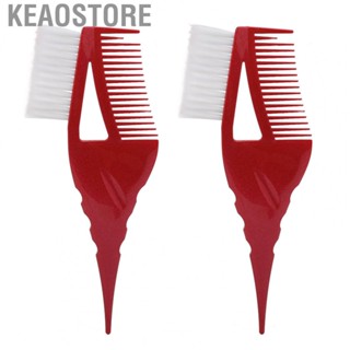 Keaostore 2Pcs  Color Brush Hard Bristles Pointed Tail Portable Double Sided DIY Applicator for Home Salon