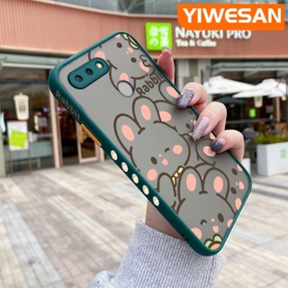 สําหรับ Xiaomi Mi A2 Lite Redmi 6 6A 6 Pro เคสการ์ตูนกระต่ายน่ารัก แฟชั่น ฝ้า แข็ง เคสโทรศัพท์ ขอบ ซิลิโคนนิ่ม เคสกันกระแทก