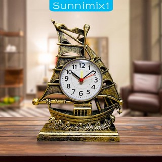 [Sunnimix1] นาฬิกาปลุกตั้งโต๊ะ ใช้แบตเตอรี่ สําหรับตกแต่งห้องนอน ห้องครัว