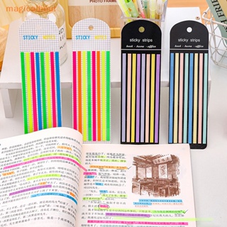 Magicalhour^^ สติกเกอร์ธงเรืองแสง สีโปร่งใส 160 ชิ้น สําหรับโรงเรียน สํานักงาน