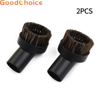 【Good】Brushes Horse Hair Mixed Horse Hair Vacuum Cleaner Accessories 2pcs Black【Ready Stock】