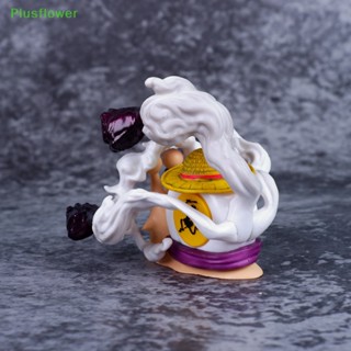 (Plusflower) ใหม่ โมเดลฟิกเกอร์ Pvc รูปปั้นอนิเมะวันพีช Den Den Mushi Sun God Nika Luffy Gear สําหรับตกแต่ง