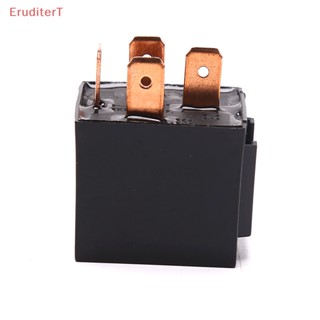 [EruditerT] รีเลย์อิเล็กทรอนิกส์ 4 pin 5pin DC80A 12V 24V สีดํา สําหรับรถยนต์