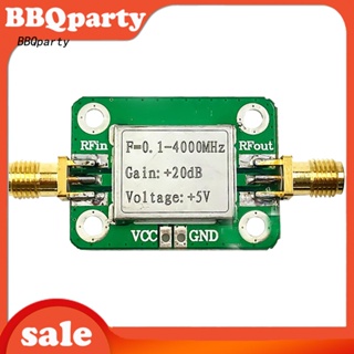 &lt;BBQ&gt; เครื่องรับสัญญาณไมโครเวฟ RF 0.1-4000MHz 20dB เสียงรบกวนต่ํา