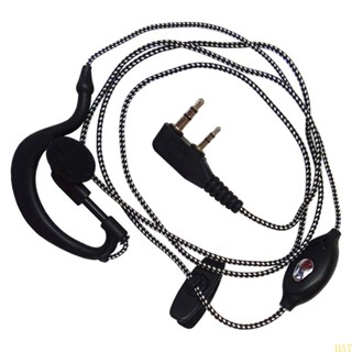 Hat UV5R ชุดหูฟังไมโครโฟน 2-pin สําหรับวิทยุสื่อสาร แบบพกพา