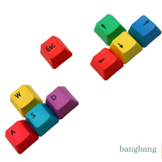 Bang PBT RGBY ปุ่มกดปรับแต่ง WASD ESC สําหรับคีย์บอร์ด Mechanical