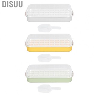 Disuu Ice Tray With Bin 24 Grids Silicone Making Mold For