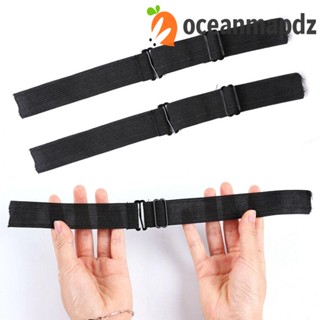 OCEANMAPDZ หมวกไนล่อน ปรับได้ สีดํา อุปกรณ์เสริม สําหรับวิกผม DIY