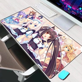 Nekopara แผ่นรองเมาส์ คีย์บอร์ด ขนาดใหญ่ อุปกรณ์เสริม สําหรับเล่นเกม แล็ปท็อป คอมพิวเตอร์ PC