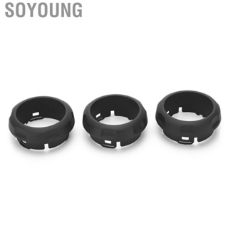 Soyoung Air Conditioning Knob Ring  Trim 3Pcs for Discovery 4/Sport Car Conversion