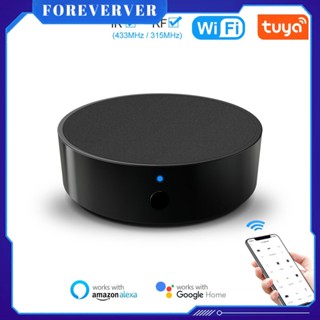 Tuya WiFi IR อินฟราเรดและ RF รีโมทคอนโทรลสำหรับความถี่วิทยุเครื่องปรับอากาศ, Smart Home Infrared Universal Remote Controller สำหรับ Alexa Google Home fore