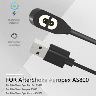 สายชาร์จแม่เหล็ก 60 100 ซม. สําหรับ AfterShokz OpenRun Pro AS810 OpenComm ASC100 Aeropex AS800 AS803 5V 1A 2 ชิ้น