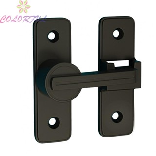 【COLORFUL】Door Bolt 180 Degrees Bathrooms Door Bolt Furniture Replacement Parts Zinc Alloy